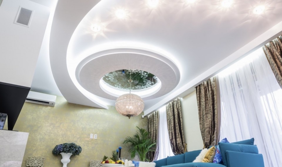 Заказать дизайнерский потолок в г. Мариинск